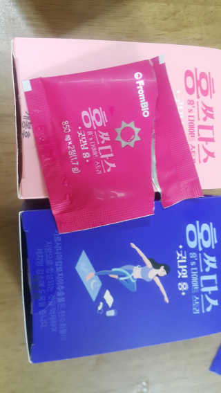프롬바이오 홍쓰다스 아침,저녁 맞춤형 다이어트식품 14포+14포 — 5점을 준 리뷰어가 2019년 9월 올린 사용 사진