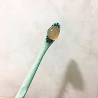 큐어스크립트 닥터폴스 치약 바닐블랙티향 — 4.33점을 준 리뷰어가 2018년 3월 올린 사용 사진
