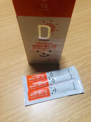 에이토솔루션 비타민D 젤리 스틱 — 5점을 준 리뷰어가 2019년 1월 올린 사용 사진