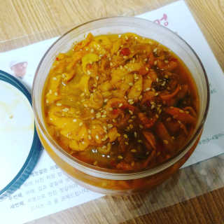 맛있는 통영 멍게향가득한 통영 멍게젓갈 300g — 4.83점을 준 리뷰어가 2018년 8월 올린 사용 사진