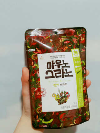 아우노그라노 오리지날, 진짜 베리, 진짜 카카오 — 5점을 준 리뷰어가 2018년 3월 올린 사용 사진