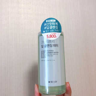 (주)에네스티 그린 티트리 딥 클렌징 워터 300ml — 5점을 준 리뷰어가 2019년 11월 올린 사용 사진