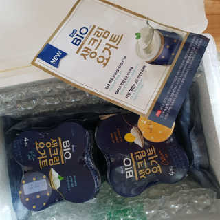 [매일 바이오] 생크림요거트 플레인 12개 + 유자 12개 — 4점을 준 리뷰어가 2019년 6월 올린 사용 사진