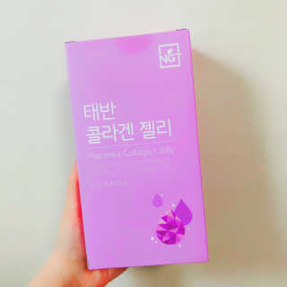 네츄럴굿띵스 태반 콜라겐 젤리 15포 — 5점을 준 리뷰어가 2019년 6월 올린 사용 사진