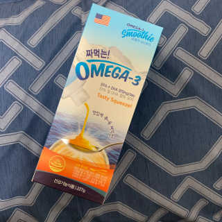 오메가-3스무디 [오메가스무디] 짜먹는 오메가3 DHA 임산부 어린이 — 5점을 준 리뷰어가 2019년 4월 올린 사용 사진