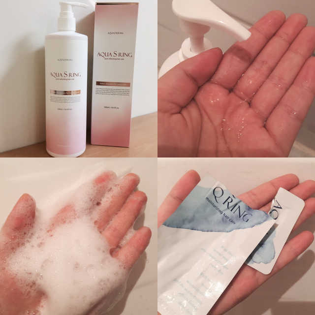 아쿠아S링 퓨어리프레싱 헤어케어 500ml 리뷰 사진