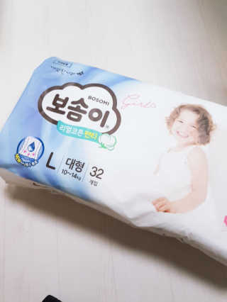 보솜이 리얼코튼 팬티형 — 4점을 준 리뷰어가 2019년 3월 올린 사용 사진