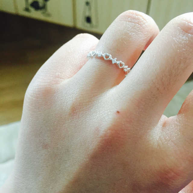 925실버 레나 하트반지 리뷰 사진