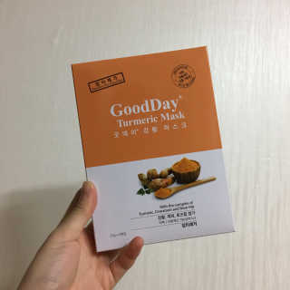 GoodDay Skincare GoodDay 강황 마스크 — 2점을 준 리뷰어가 2019년 5월 올린 사용 사진