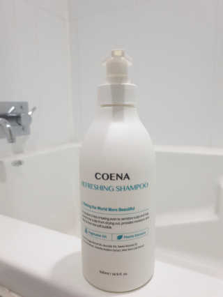 코에나샴푸 500ml — 4점을 준 리뷰어가 2019년 7월 올린 사용 사진