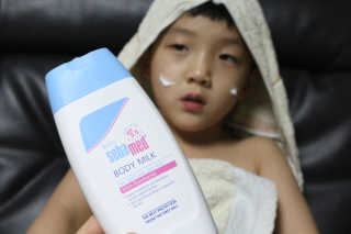 세바메드 베이비 바디밀크 200ml — 5점을 준 리뷰어가 2020년 1월 올린 사용 사진