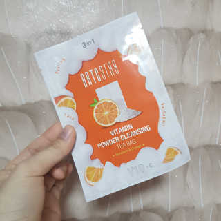 비알티씨 V10 파우더 클렌징 티백 2종 — 4점을 준 리뷰어가 2019년 2월 올린 사용 사진