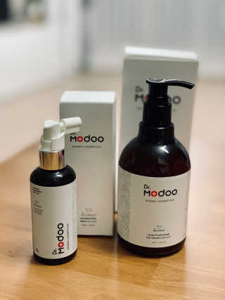 닥터모두 홈스파 스칼프 샴푸 300ml + 헤어토닉 — 4점을 준 리뷰어가 2019년 2월 올린 사용 사진