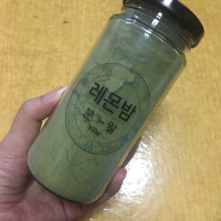 초능력 국내산 레몬밤 분말 — 5점을 준 리뷰어가 2019년 8월 올린 사용 사진