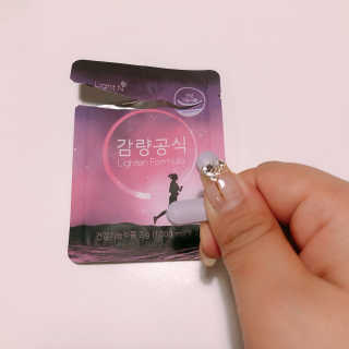 [감량공식] 다이어트 건강기능식품 — 5점을 준 리뷰어가 2019년 12월 올린 사용 사진