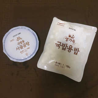[풀무원] 사골곰탕국밥 황태해장국밥 — 4점을 준 리뷰어가 2018년 6월 올린 사용 사진