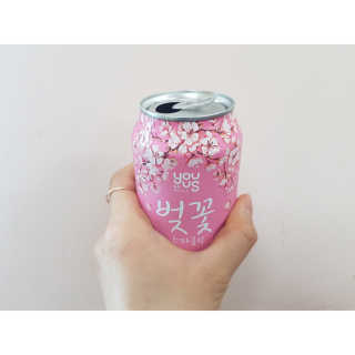 GS25 벚꽃 팝콘 + 벚꽃스파클링 + 벚꽃 청포도 에이드 — 3점을 준 리뷰어가 2018년 3월 올린 사용 사진