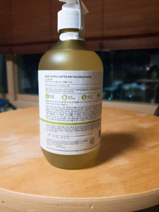 달리프 클로렐라 베러 루트 릴렉싱 샴푸 500ml — 5점을 준 리뷰어가 2019년 1월 올린 사용 사진