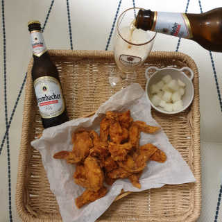 [치킨마루]-  빠사칸윙봉현미 + 콜라 500ml — 5점을 준 리뷰어가 2019년 7월 올린 사용 사진