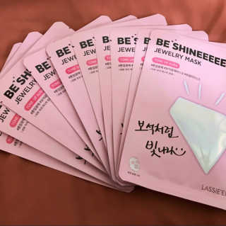 라씨엘르 비 샤인 쥬얼리 마스크 톤업광채 — 5점을 준 리뷰어가 2019년 3월 올린 사용 사진