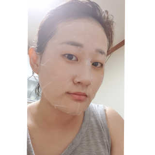 hashBOLD 해쉬볼드 캔 팩 프레쉬 스무디 마스크 3종 10매입 — 3점을 준 리뷰어가 2019년 8월 올린 사용 사진