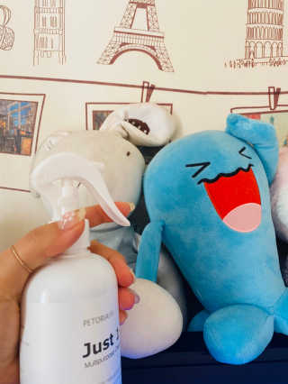 [펫토리아] 뚝딱케어 강아지 고양이 다목적세정제 — 5점을 준 리뷰어가 2020년 2월 올린 사용 사진