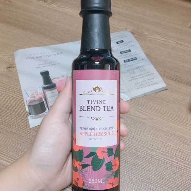티바인 히비스커스 블랜딩티 농축액 리뷰 사진