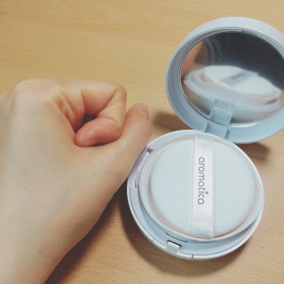 아로마티카 내추럴 틴티드 썬 커버 쿠션 SPF 30/PA++ — 3점을 준 리뷰어가 2016년 7월 올린 사용 사진
