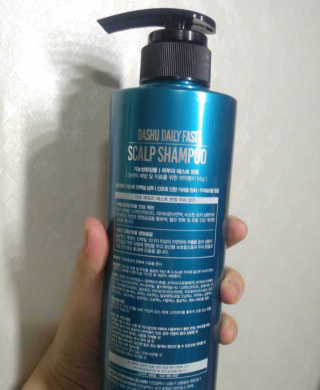 다슈코리아 다슈 데일리 패스트 한방 두피 샴푸 500ml — 4점을 준 리뷰어가 2020년 2월 올린 사용 사진