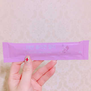 네츄럴굿띵스 태반 콜라겐 젤리 15포 — 5점을 준 리뷰어가 2018년 11월 올린 사용 사진