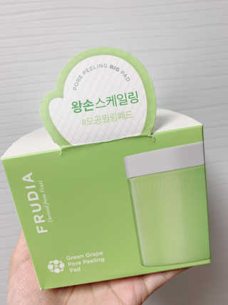 [후르디아] 약산성  모공 필링 패드(70매) — 5점을 준 리뷰어가 2019년 8월 올린 사용 사진