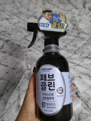더블유드레스룸 페브클린 500ml — 4점을 준 리뷰어가 2018년 11월 올린 사용 사진
