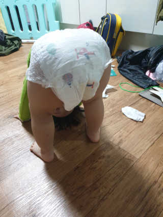 보솜이 액션핏 팬티형 — 4점을 준 리뷰어가 2019년 4월 올린 사용 사진