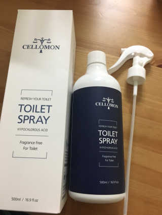 셀로몬 토일렛 스프레이 500ml — 4점을 준 리뷰어가 2018년 5월 올린 사용 사진