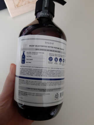 달리프 베러 퍼퓸 샴푸 1000ml 레이니데이 or 일랑로즈 — 3.5점을 준 리뷰어가 2020년 2월 올린 사용 사진