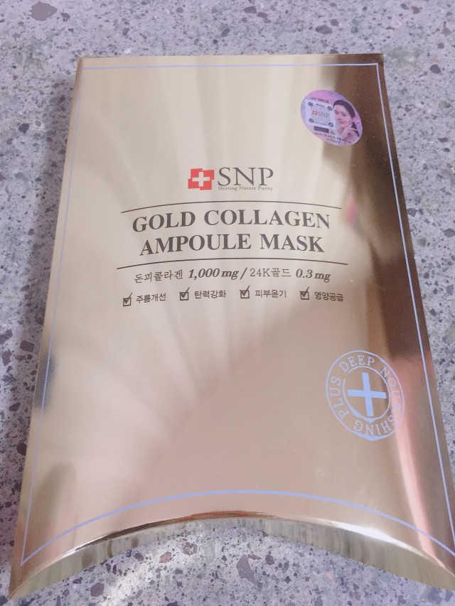 SNP 앰플마스크 3종_콜라겐, 마유, 흑진주 리뷰 사진