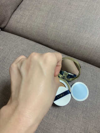 라임코스메틱 V 콜라겐 앰플 쿠션 — 5점을 준 리뷰어가 2020년 2월 올린 사용 사진