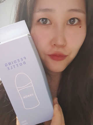 유비맘 PPSU 젖병 노꼭지_200ml_컬러 랜덤 발송 — 4점을 준 리뷰어가 2020년 3월 올린 사용 사진
