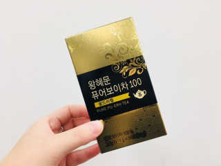 넥스트비티 왕혜문 퓨어 보이차 100 골드라벨 — 4.83점을 준 리뷰어가 2017년 11월 올린 사용 사진