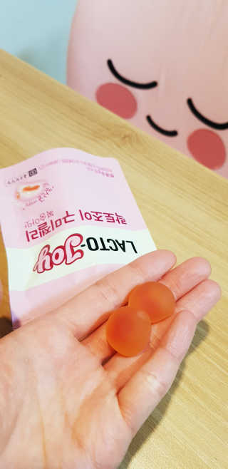 락토조이 구미젤리 복숭아맛 — 5점을 준 리뷰어가 2019년 10월 올린 사용 사진