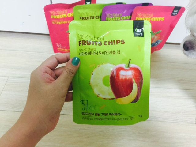 하루 건강 과일칩 리뷰 사진