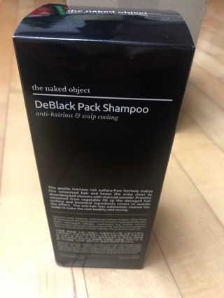 the naked object [탈모볼륨샴푸] 디블랙 팩 샴푸 — 4점을 준 리뷰어가 2019년 12월 올린 사용 사진