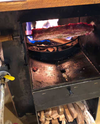 [화덕고깃간 마곡발산점] 화덕삼겹살2인분 — 5점을 준 리뷰어가 2019년 8월 올린 사용 사진