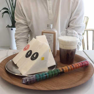 메이젠 인천논현점 [메이젠_논현]샌드위치 4개,소금커피,밀크티,마카롱 — 5점을 준 리뷰어가 2019년 4월 올린 사용 사진