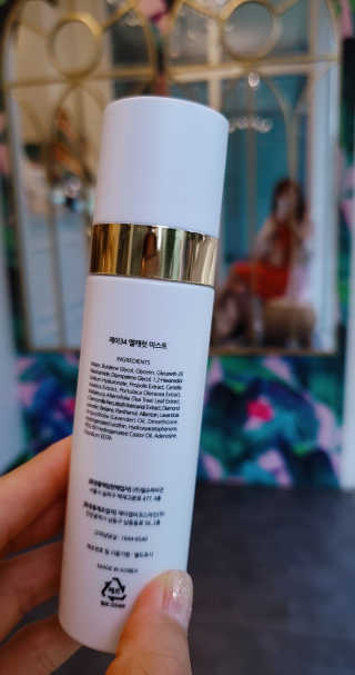 J34 elcarat 엘캐럿 다이아 미스트 80ml — 5점을 준 리뷰어가 2019년 7월 올린 사용 사진