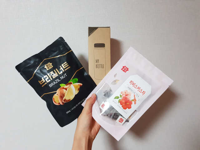 브라질너트, 히비스커스 리뷰 사진