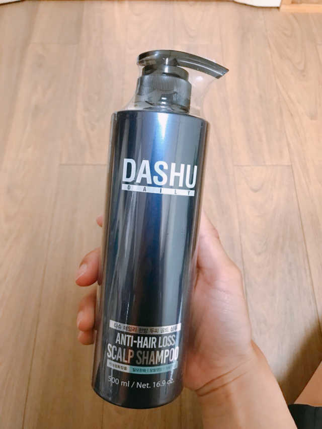 다슈 데일리 한방 두피 골드 샴푸 500ml 리뷰 사진
