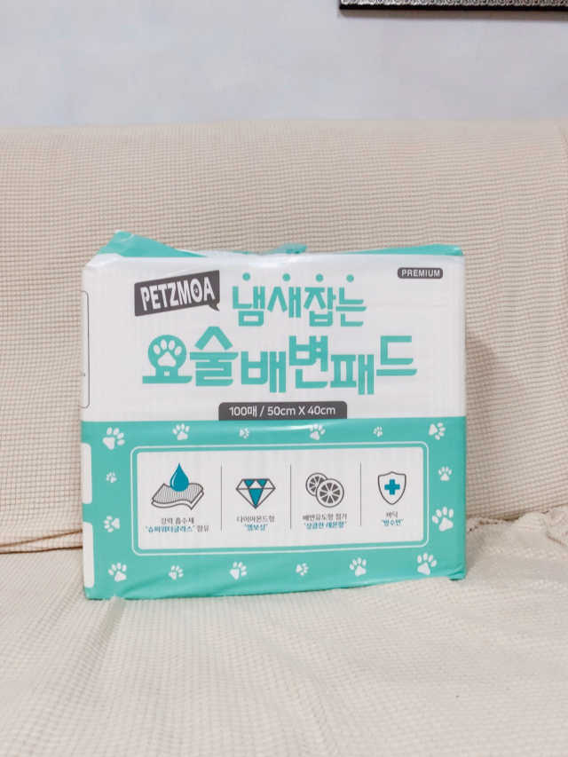 페츠모아 냄새잡는 요술배변패드 리뷰 사진