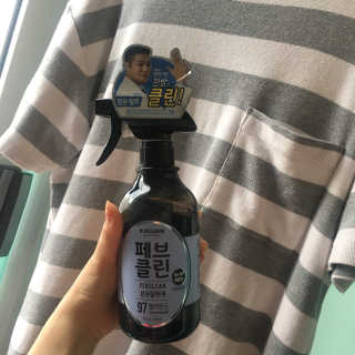 더블유드레스룸 페브클린 500ml — 5점을 준 리뷰어가 2018년 8월 올린 사용 사진