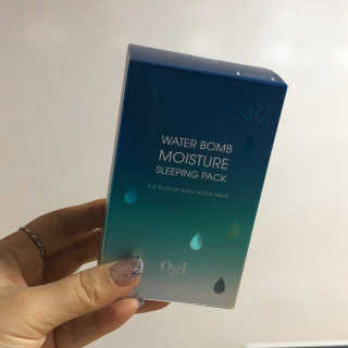 오지아이 워터 밤 모이스처 슬리핑 팩 4ml X 20pcs — 3점을 준 리뷰어가 2019년 12월 올린 사용 사진
